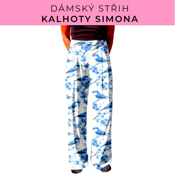 Dámský střih - kalhoty Simona