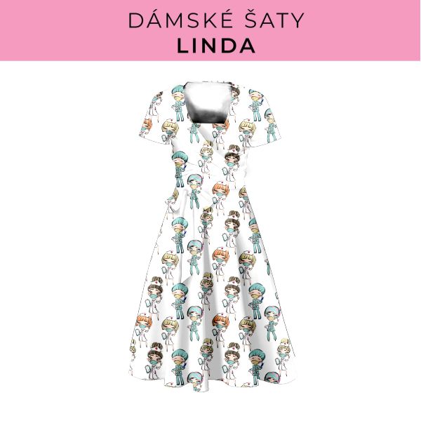 DÁMSKÝ střih - šaty Linda