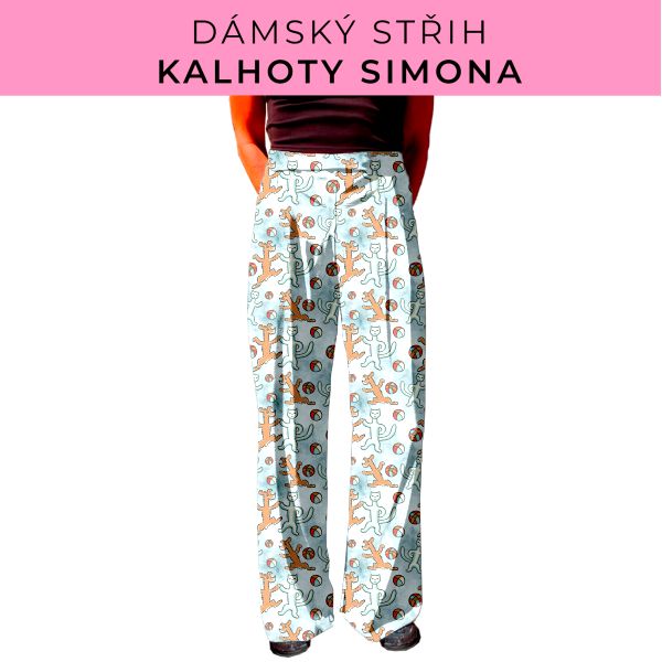 Dámský střih - kalhoty Simona