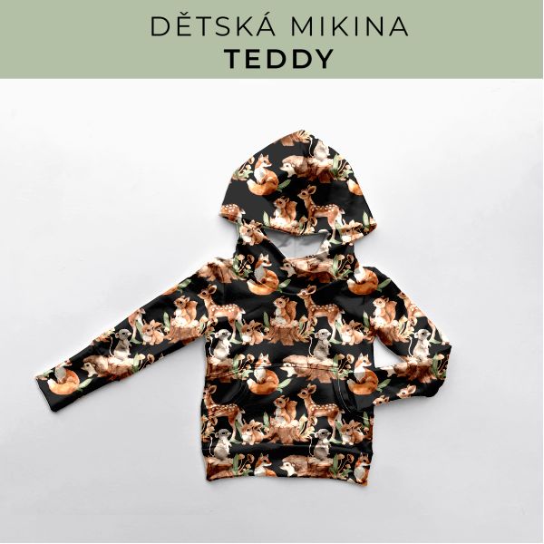 DĚTSKÝ střih - Mikina Teddy