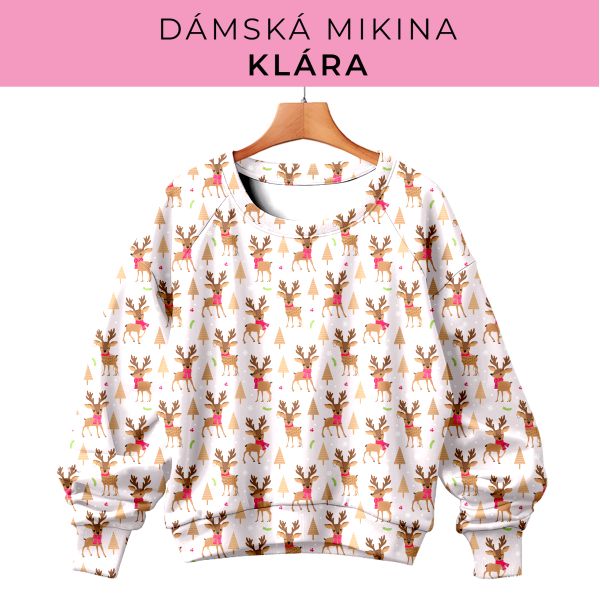 DÁMSKÝ střih - mikina Klára
