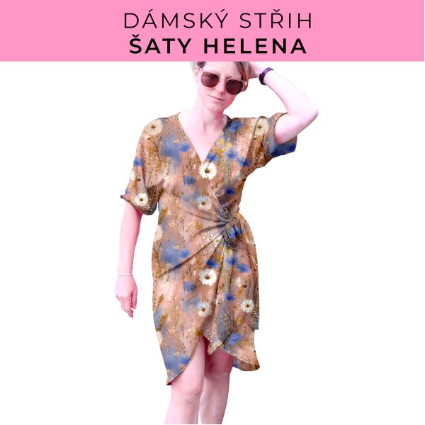 Dámský střih na šaty  Helena
