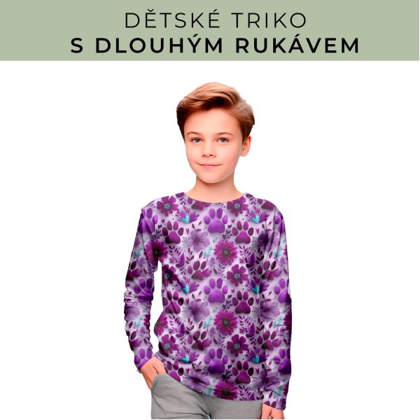 DĚTSKÝ střih - triko dlouhý rukáv
