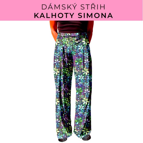 Dámský střih - kalhoty Simona