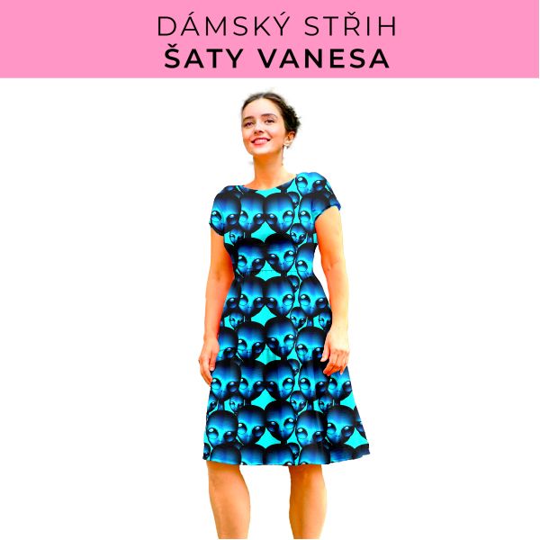 Dámský střih šaty Vanesa