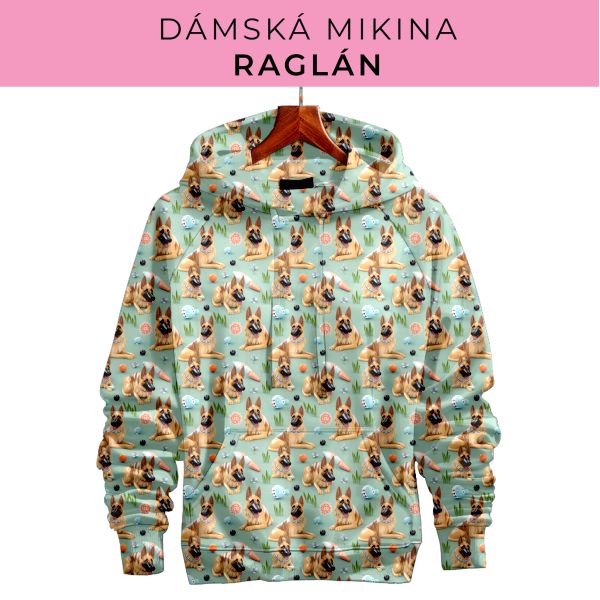 DÁMSKÝ střih - mikina raglán