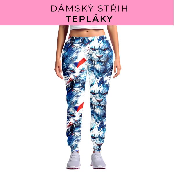 DÁMSKÝ střih - tepláky