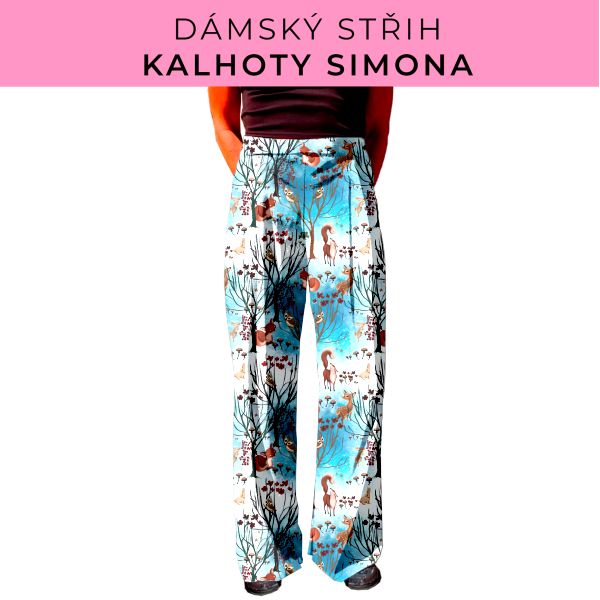 Dámský střih - kalhoty Simona