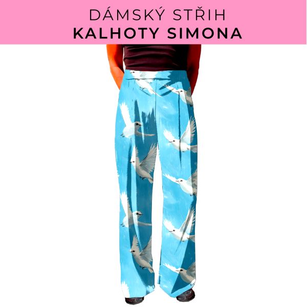 Dámský střih - kalhoty Simona