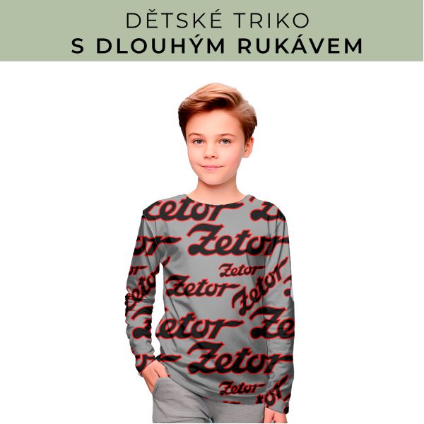 DĚTSKÝ střih - triko dlouhý rukáv