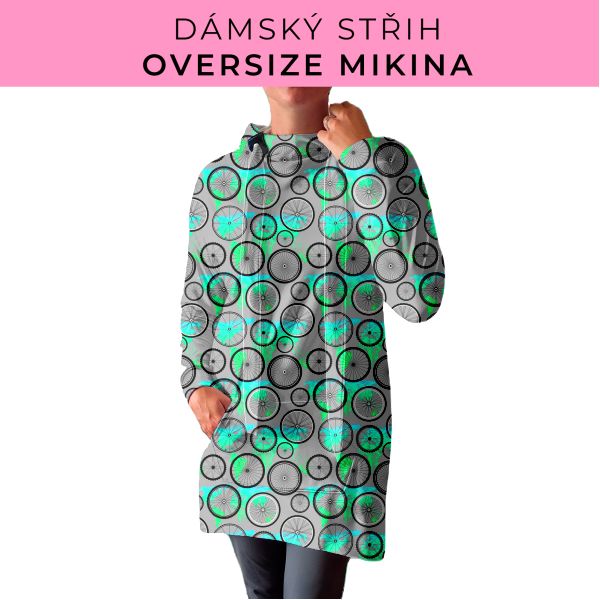 DÁMSKÝ střih - Oversize mikina