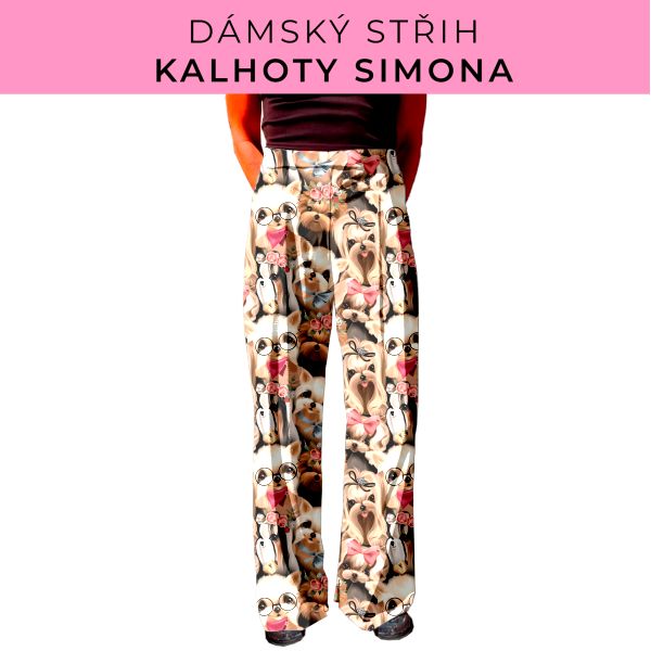Dámský střih - kalhoty Simona