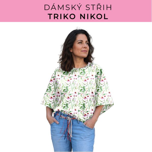 Dámský střih -  triko Nikol