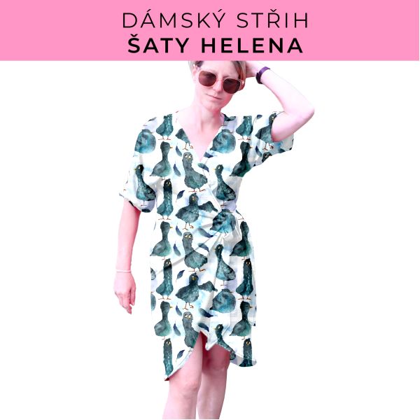 Dámský střih na šaty  Helena
