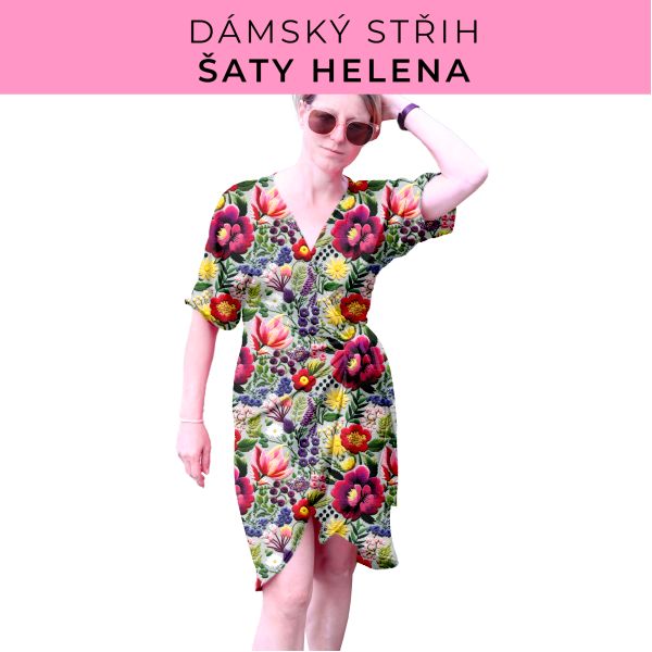 Dámský střih na šaty  Helena