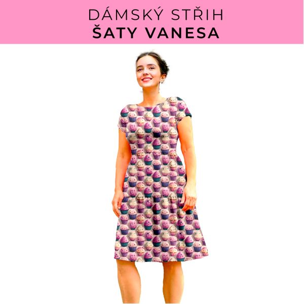 Dámský střih šaty Vanesa
