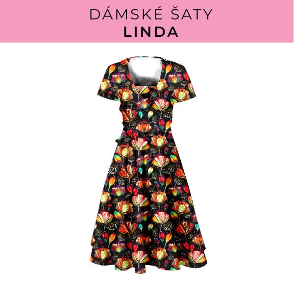 DÁMSKÝ střih - šaty Linda