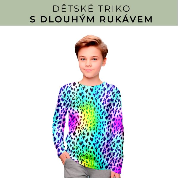 DĚTSKÝ střih - triko dlouhý rukáv