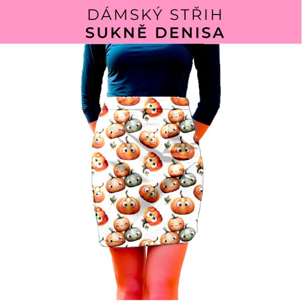 Dámský střih - Dámská sukně Denisa