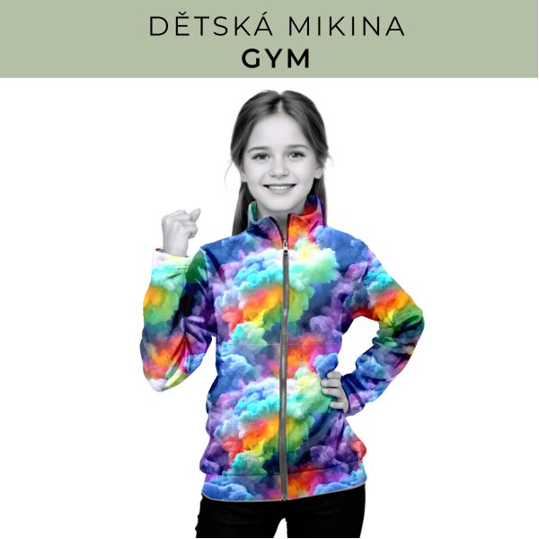 Dětská střih - mikina GYM