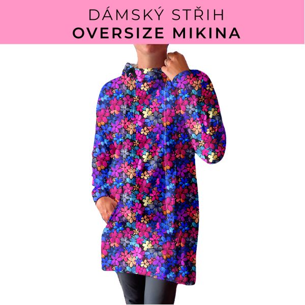 DÁMSKÝ střih - Oversize mikina