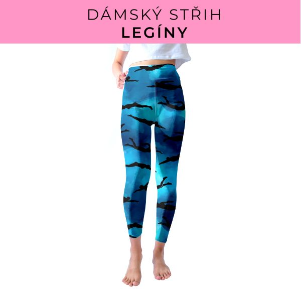 DÁMSKÝ střih - legíny SPORT - SLIM FIT