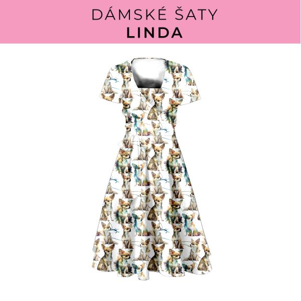 DÁMSKÝ střih - šaty Linda