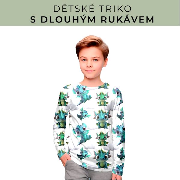 DĚTSKÝ střih - triko dlouhý rukáv
