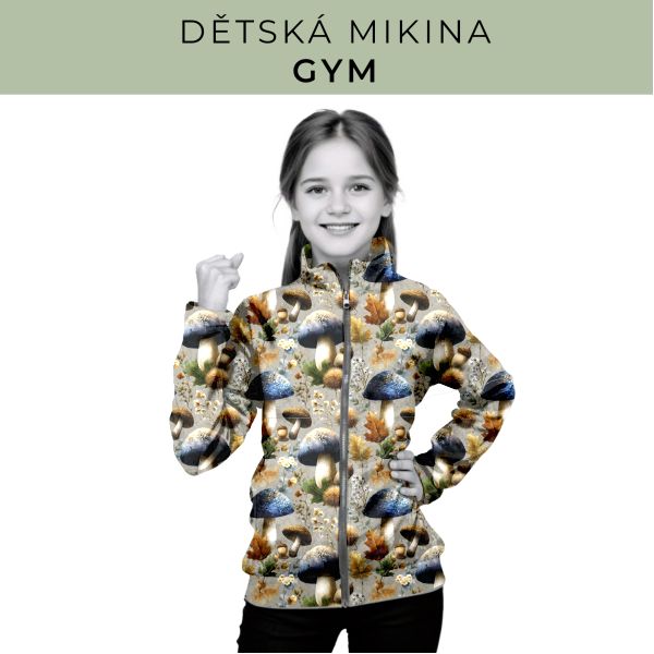 Dětská střih - mikina GYM