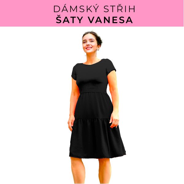 Dámský střih šaty Vanesa