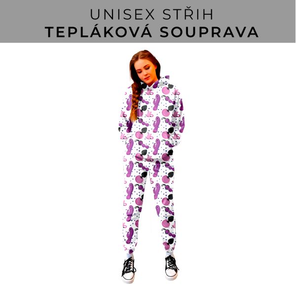 DÁMSKÝ střih - SET mikina a tepláky 