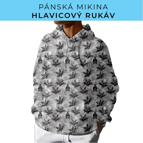 PÁNSKÝ střih - mikina s kapucí