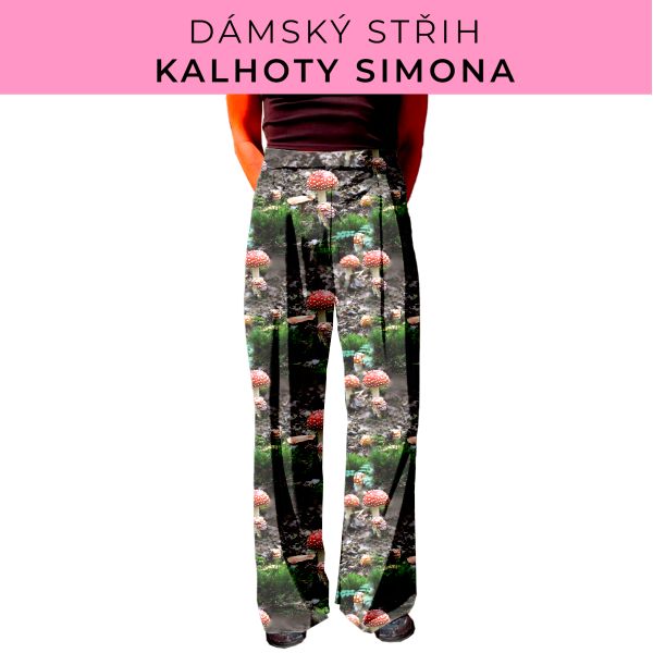 Dámský střih - kalhoty Simona
