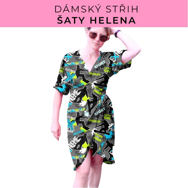 Dámský střih na šaty  Helena