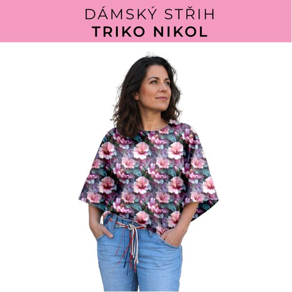 Dámský střih -  triko Nikol