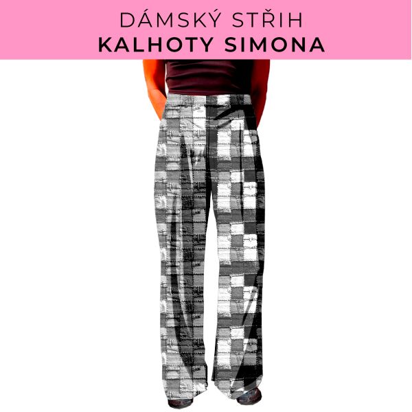 Dámský střih - kalhoty Simona
