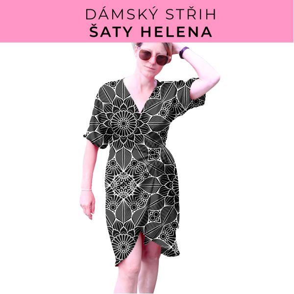 Dámský střih na šaty  Helena