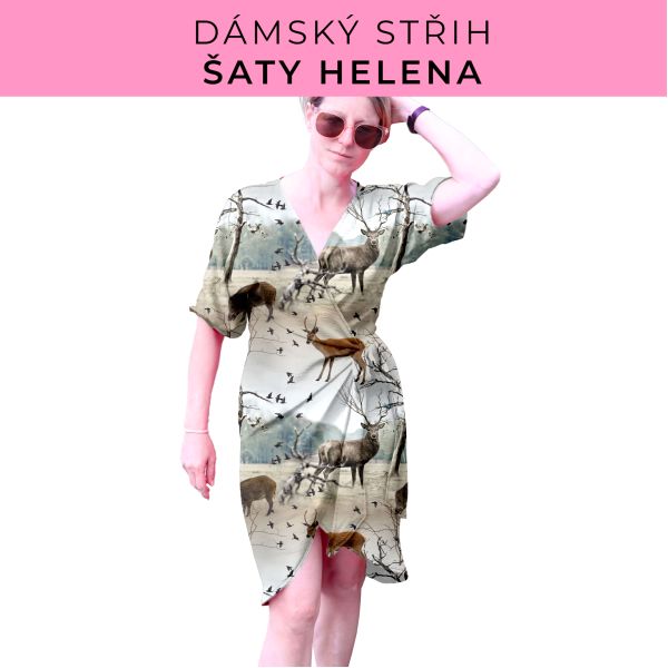 Dámský střih na šaty  Helena