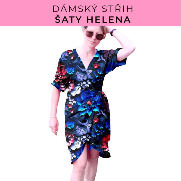 Dámský střih na šaty  Helena