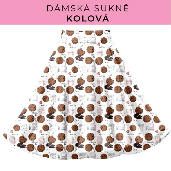 DÁMSKÝ střih - Kolová sukně