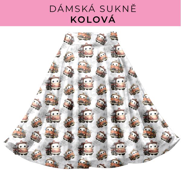 DÁMSKÝ střih - Kolová sukně