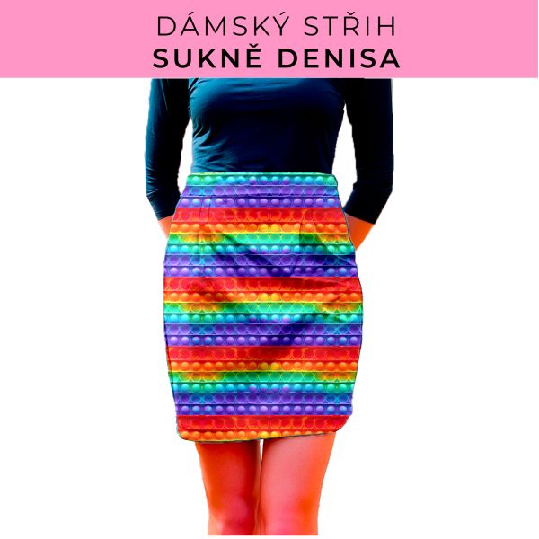 Dámský střih - Dámská sukně Denisa