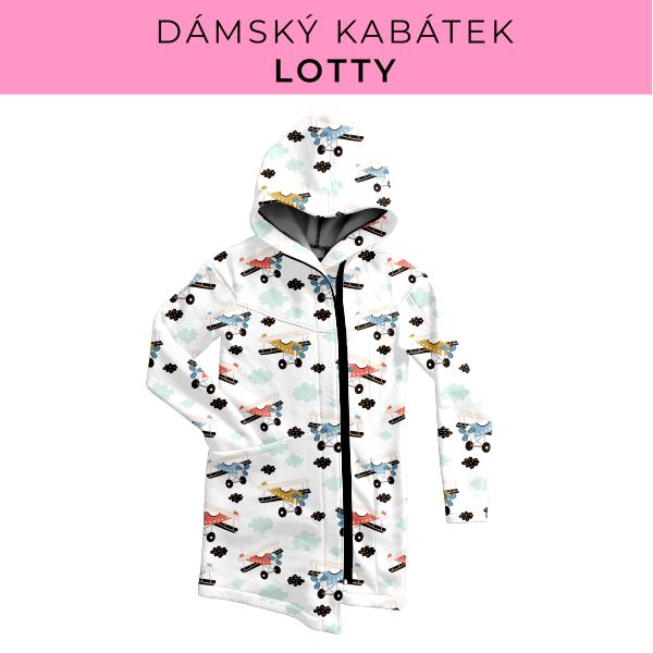 DÁMSKÝ střih - Kabátek Lotty