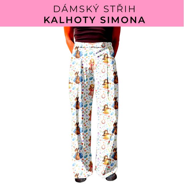 Dámský střih - kalhoty Simona