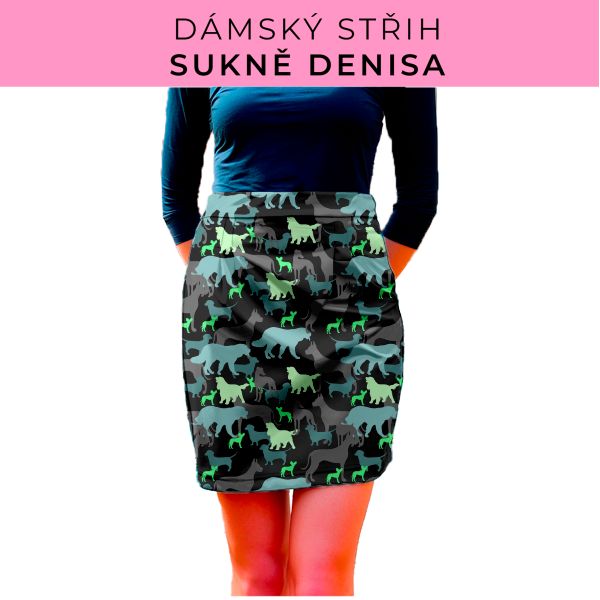 Dámský střih - Dámská sukně Denisa