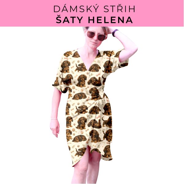 Dámský střih na šaty  Helena