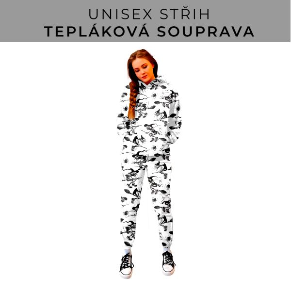 DÁMSKÝ střih - SET mikina a tepláky 