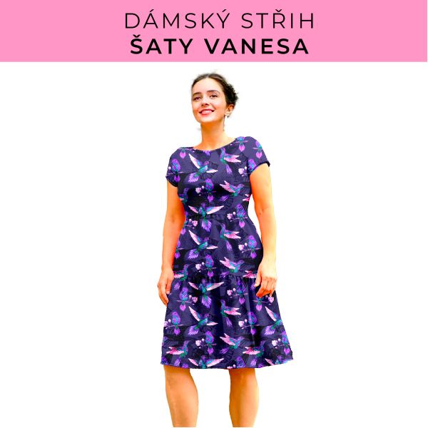 Dámský střih šaty Vanesa