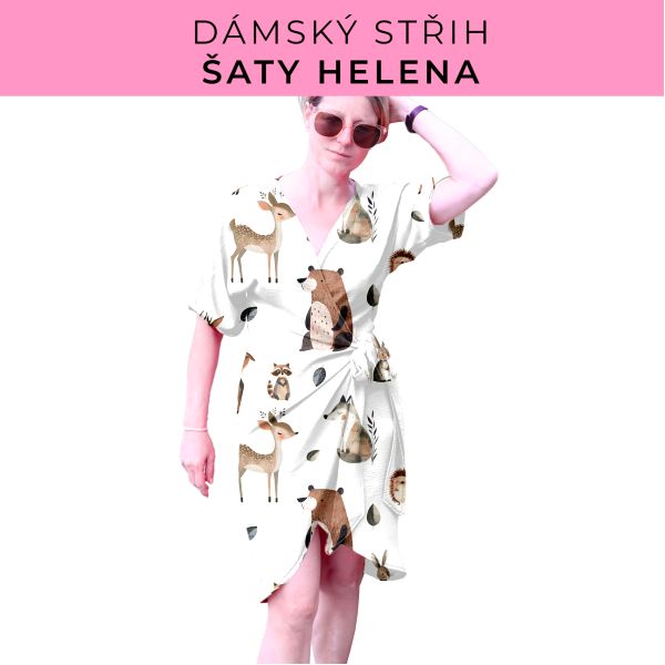 Dámský střih na šaty  Helena