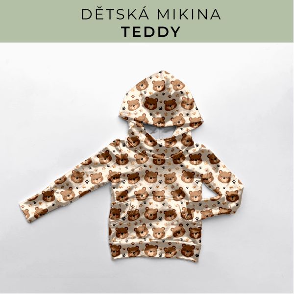 DĚTSKÝ střih - Mikina Teddy